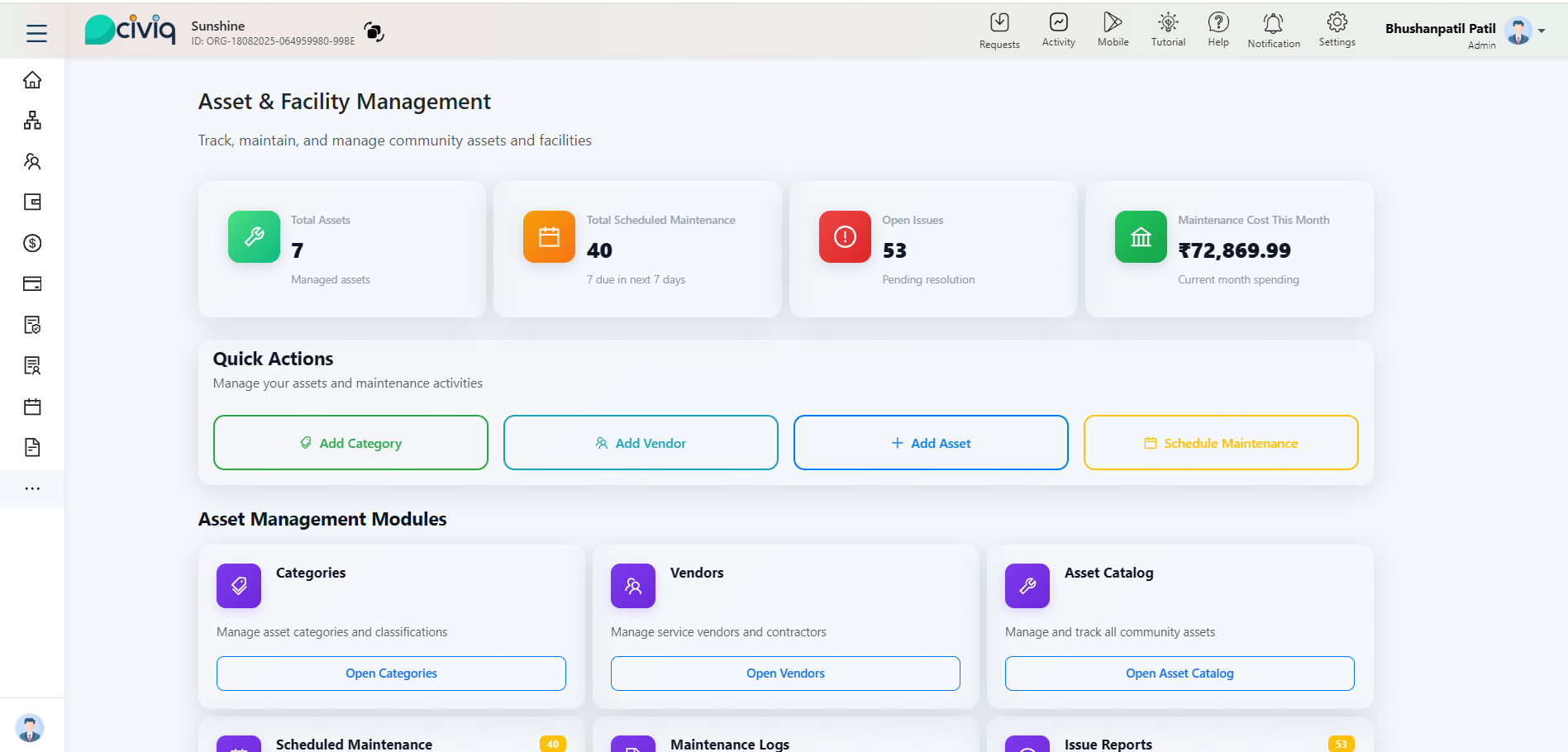 CiviQ Asset & Facility Management System