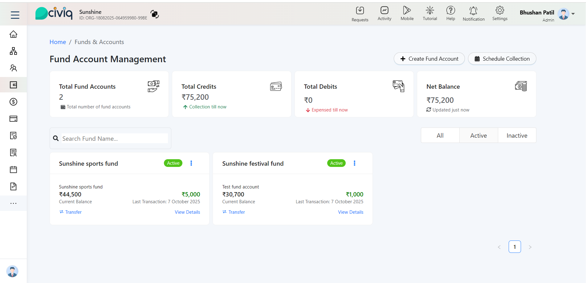 CiviQ Fund Management System